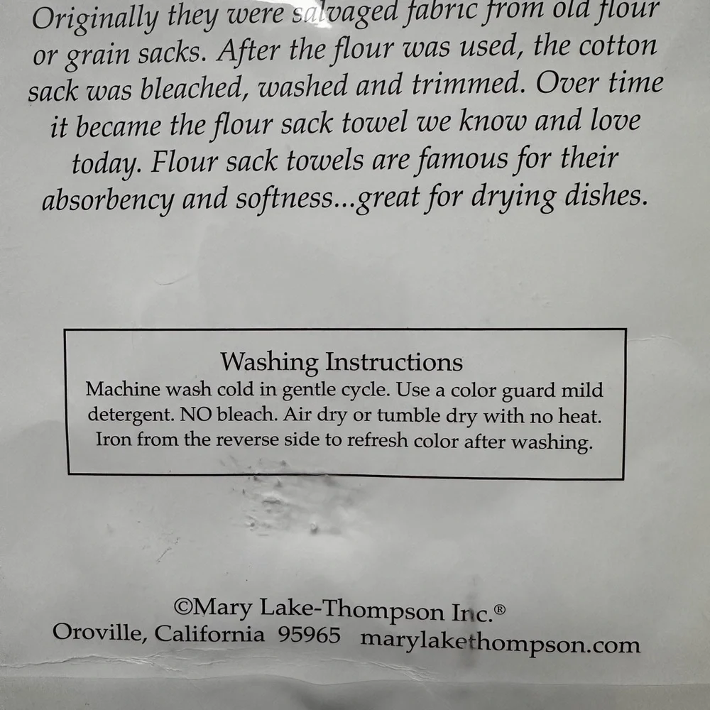 Mary Lake-Thompson Red Christmas Bike Black Labrador Dog Flour Sack Dish Towel